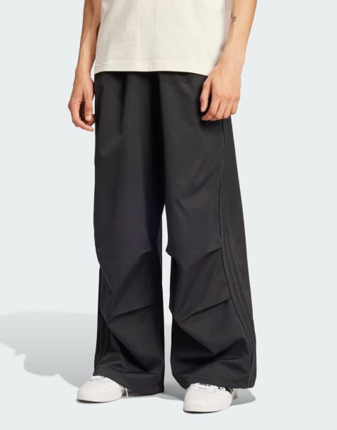 adidas – Svarta träningsbyxor i fallskärmsstil - view 1
