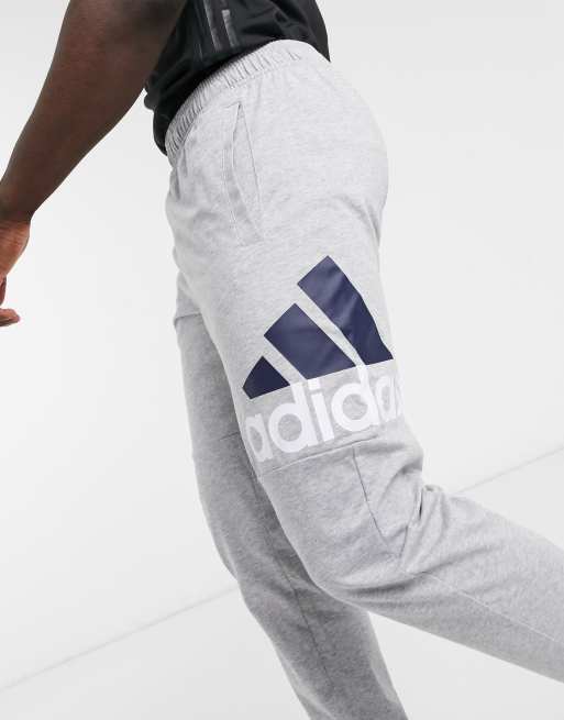 Adidas big 2025 logo sweatpants