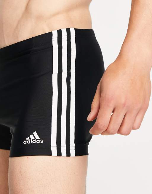 Adidas 3 stripe store swim brief