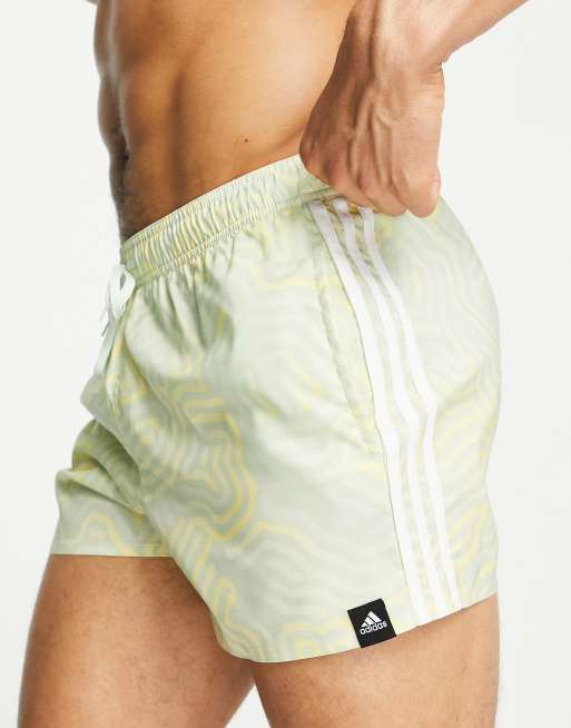 Adidas california hotsell swim shorts green