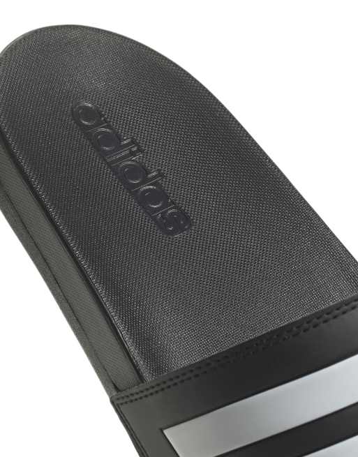 Adidas adilette comfort slides black clearance
