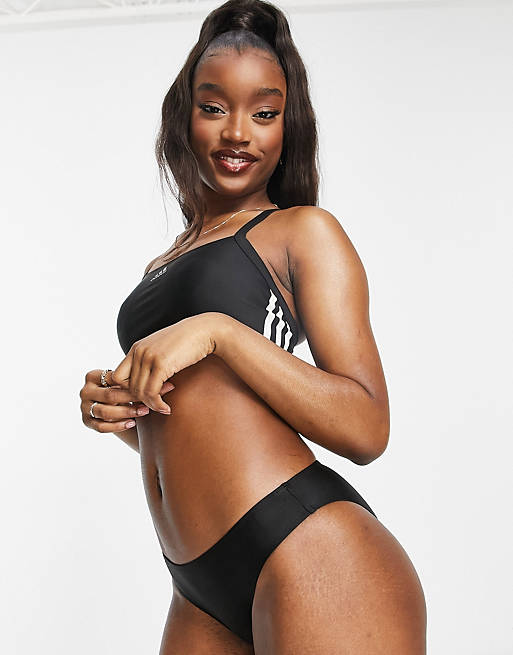 adidas - Swim - Bikini met 3-Stripes in zwart
