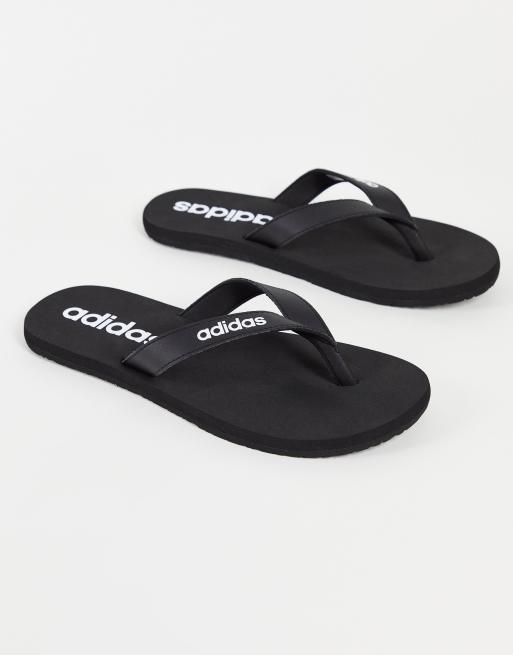 Adidas toe post store flip flops