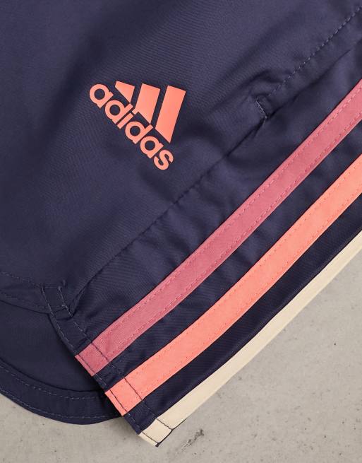 navy adidas swim shorts