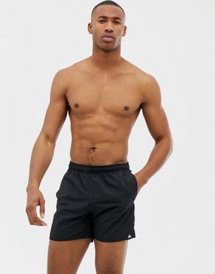 adidas performance black swimming shorts