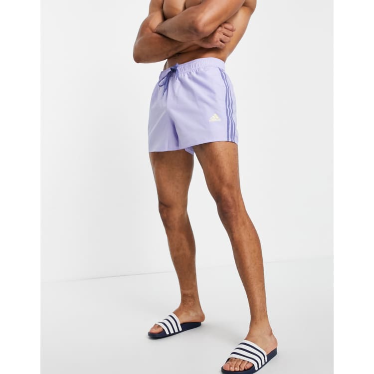 adidas purple swim shorts