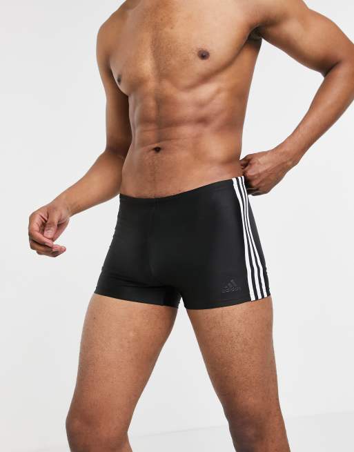 adidas - Swim - Zwemshort met 3-Stripes in zwart, 4 van 4