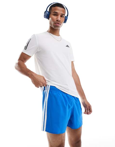 adidas Swimming 3 inch swim shorts in blue - view 1