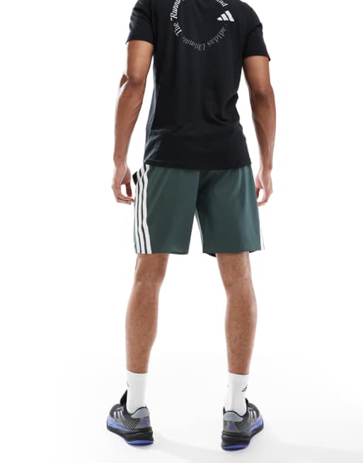 adidas Swimming 8 inch swim shorts in navy, 4 of 5