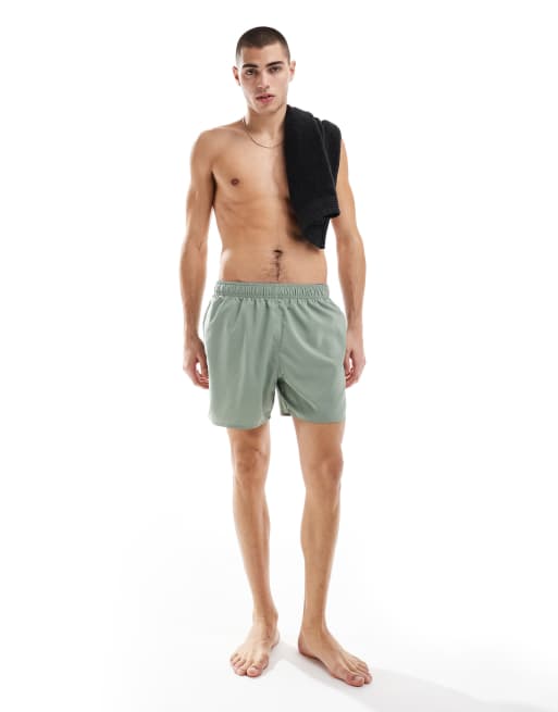 adidas Swimming – Srebrnozielone szorty kąpielowe, 3 z 5