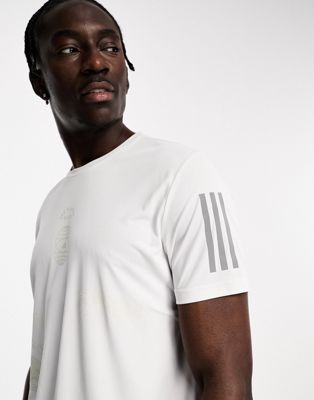 adidas running t-shirt in white - ASOS Price Checker