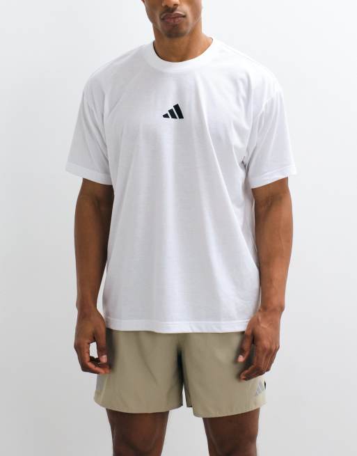 adidas T-shirt de running avec imprimé au dos state of mind en blanc, 5 de 5