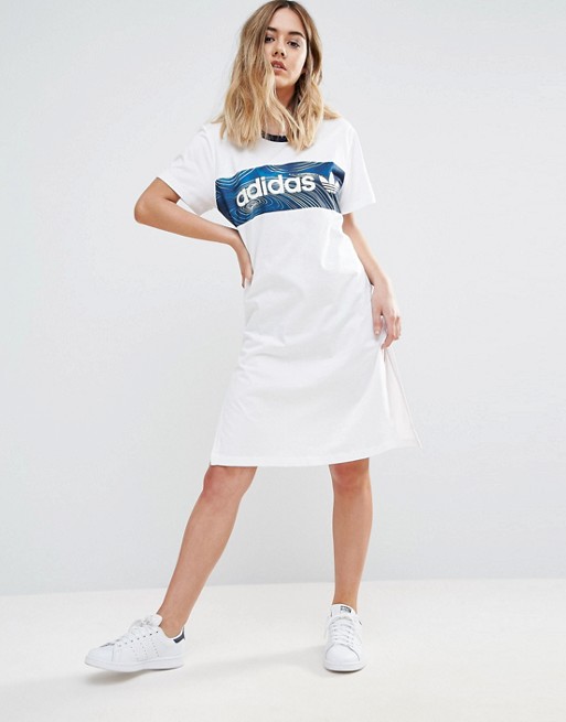 Adidas T Shirt Dress Asos