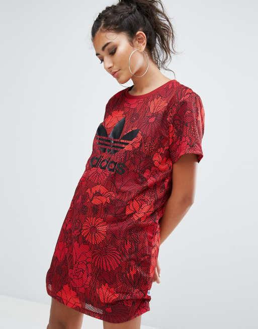 Adidas t cheap shirt dress asos