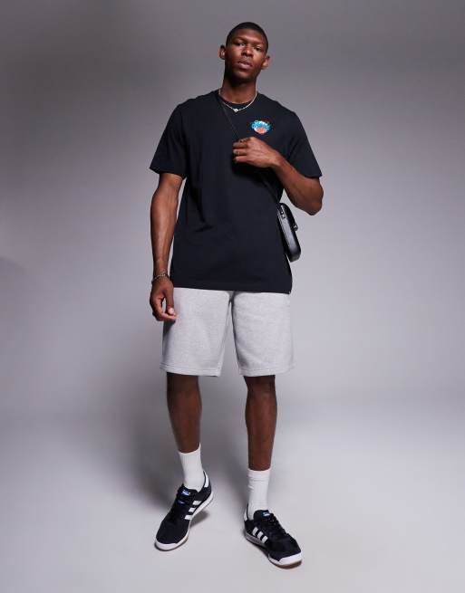 adidas - T-shirt imprimé basketball au dos - Noir délavé, 4 de 4