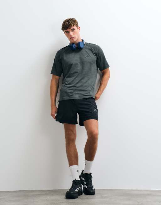 adidas t-shirt tecnica Training essentials nera, 2 di 5