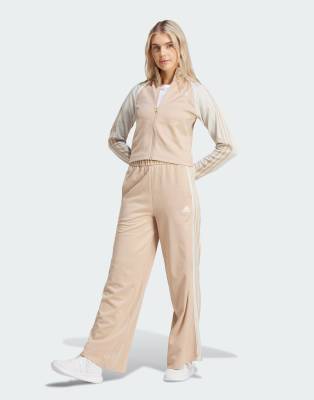 adidas Teamsport Tracksuit in Beige - ASOS Price Checker