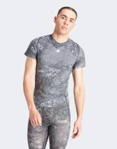 Under Armour Training HeatGear Compression T-Shirt In Grey 1257468