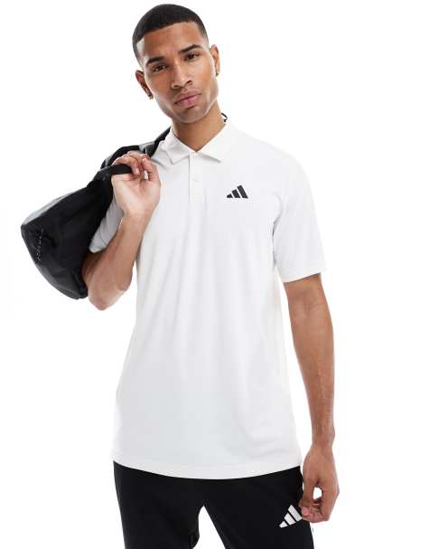 adidas Tennis polo shirt in white