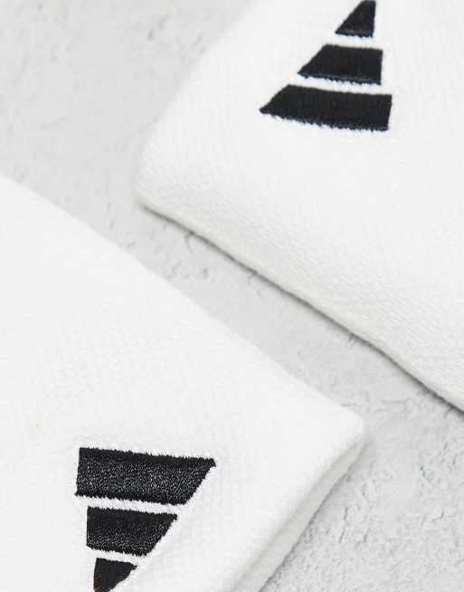 adidas Tennis – Białe duże opaski na nadgarstek, 3 z 3