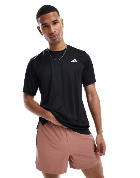 adidas Tennis climacool tee in black