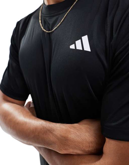 adidas Tennis – Climacool – Czarny T-shirt, 2 z 4