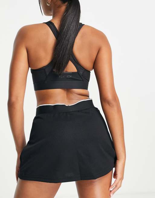 adidas Tennis Club skirt in black, 2 of 4