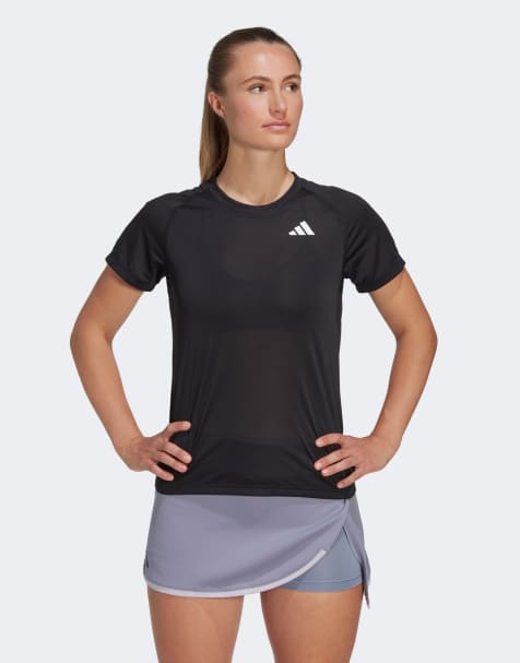 adidas – Tennis Club – T-Shirt in Schwarz - view 1