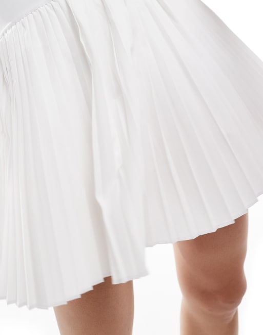 adidas – Tennis Club – Vit plisserad kjol, 5 av 5