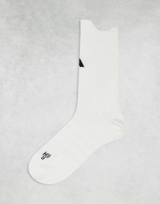 adidas Tennis cushioned crew socks in white