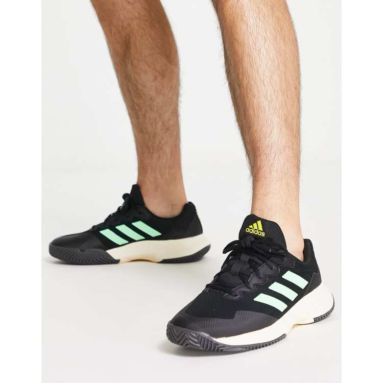 adidas Tennis Game Court 2 trainers in black | ASOS