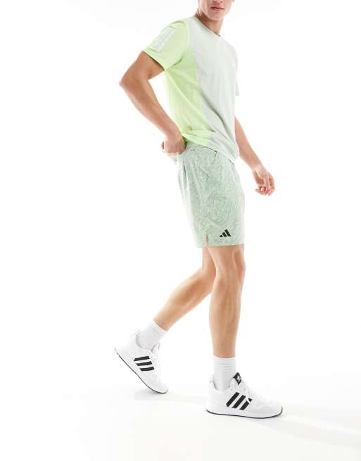 adidas Tennis - HEAT.RDY Pro Printed Ergo - Grønne 7-tommer-shorts, 3 af 5