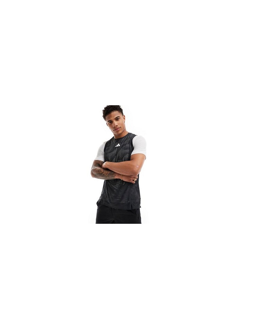 adidas Tennis Pro Layering t-shirt in grey