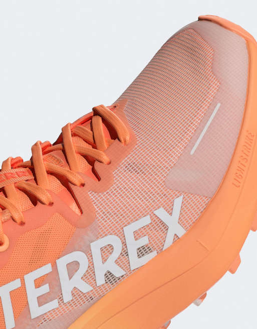 adidas Terrex Agravic 3 Trail Running trainers in Orange, 4 of 4