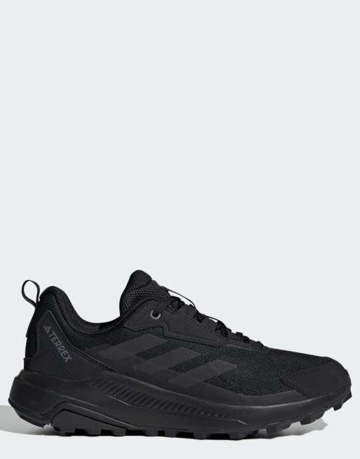 adidas Terrex anylander hiking shoes in core black / core black / grey, 4 of 5