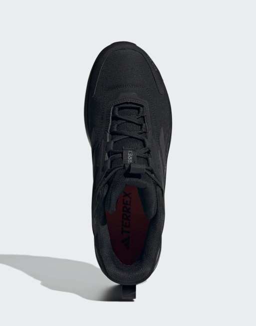 adidas Terrex anylander mid rain.rdy hiking shoes in core black / core black / grey, 2 of 4