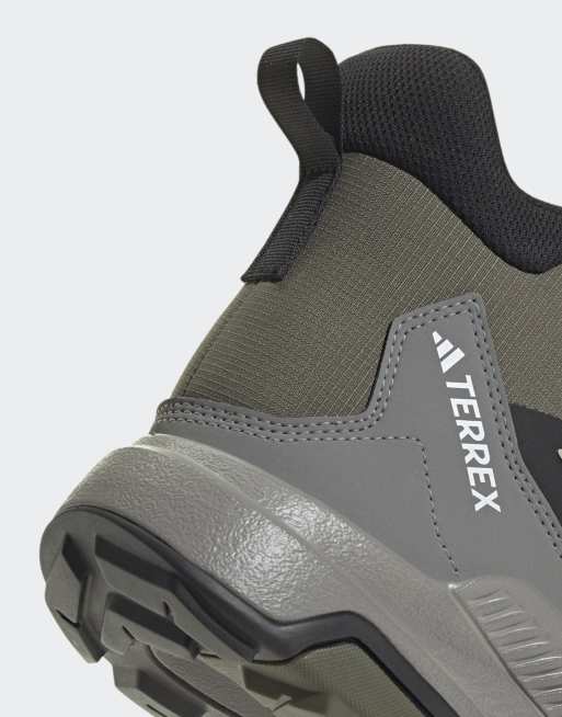 adidas Terrex anylander mid rain.rdy hiking shoes in olive strata / wonder beige /, 2 of 4