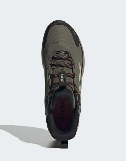 adidas Terrex anylander mid rain.rdy hiking shoes in olive strata / wonder beige /, 3 of 4