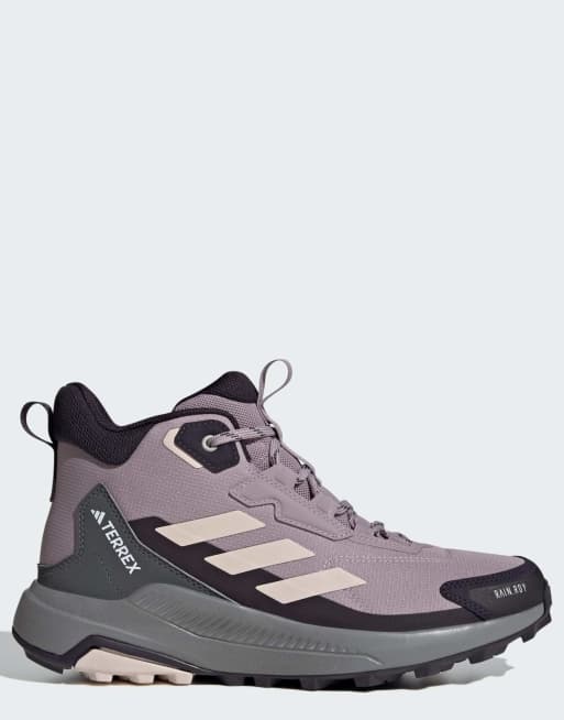 adidas – Terrex Anylander Mid RAIN.RDY – Wanderschuhe in Preloved Fig / Putty Mauve / Aurora Black