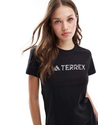 adidas Terrex - Classic - T-Shirt in Schwarz mit Logo