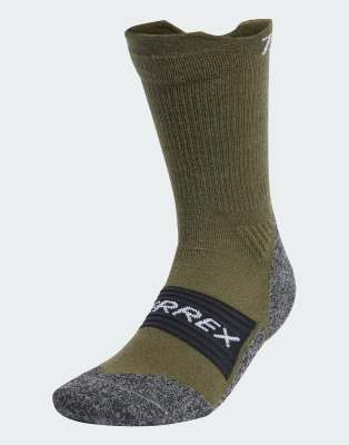 adidas Terrex - COLD. RDY - Crew-Socken aus Wolle in Grün