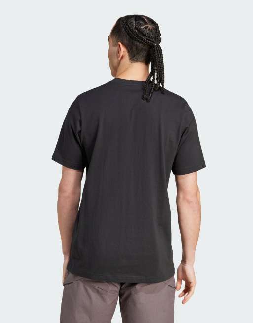 adidas – Terrex – Czarny T-shirt z graficznym nadrukiem, 4 z 4