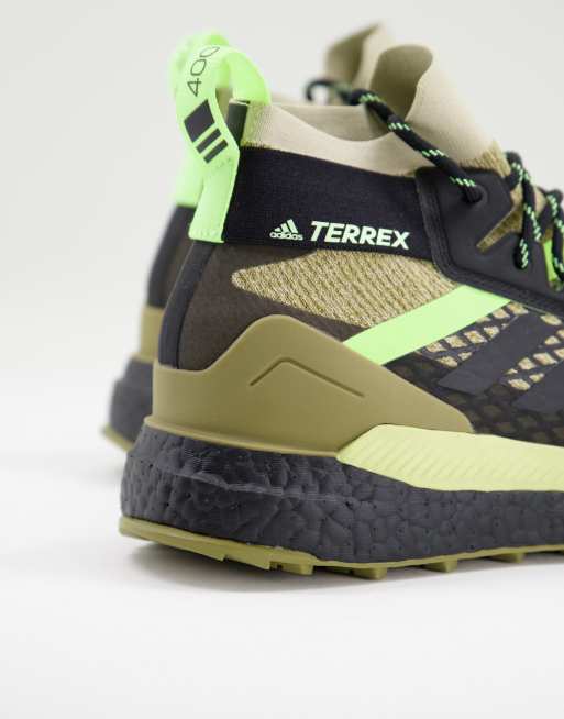 adidas – Terrex Free Hiker – Buty sportowe w kolorze khaki, 4 z 4