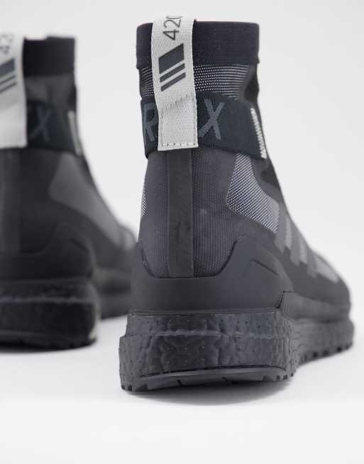 adidas Terrex Free Hiker trainers in all black, 4 of 4
