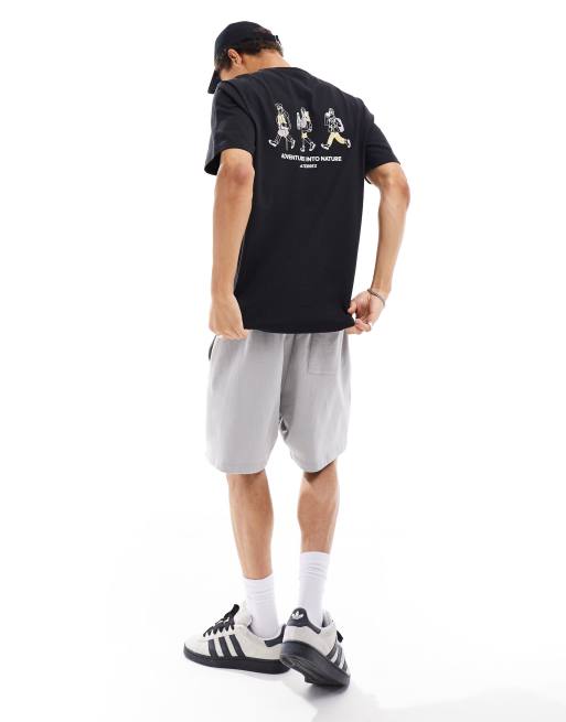 adidas Terrex graphic back print t-shirt in black, 2 of 4