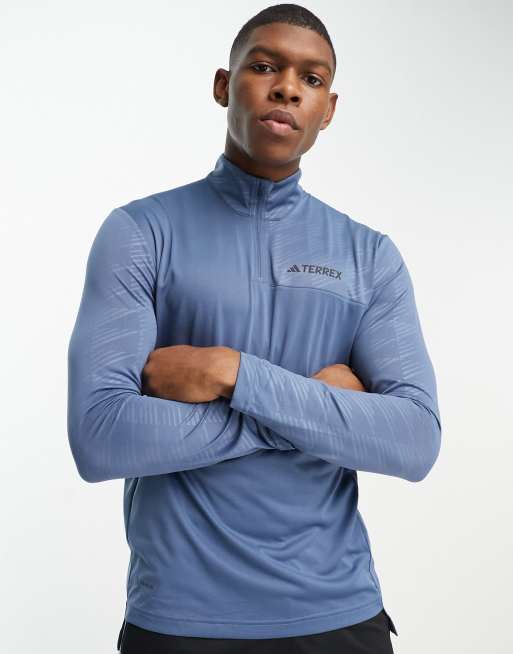 Adidas half cheap zip running top