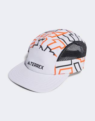 adidas Terrex - Heat.Rdy - Kappe in Schwarz mit fünf Bahnen und Grafikprint