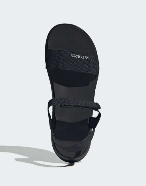 adidas - Terrex Hydroterra - Sorte og lette sandaler med grå detaljer