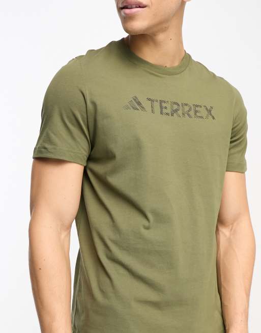 adidas – Terrex – Khakigrön t-shirt
