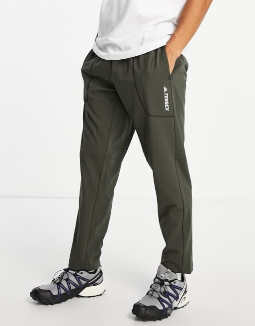 adidas Terrex mountain trackies in khaki